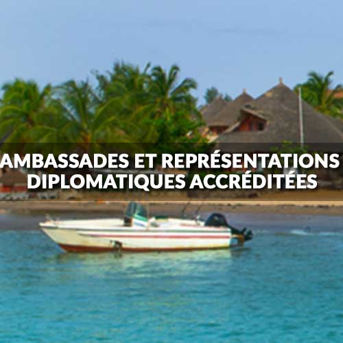 Ambassades et représentations diplomatiques accréditées au Sénégal
